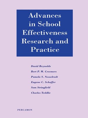 cover image of Advances in School Effectiveness Research and Practice